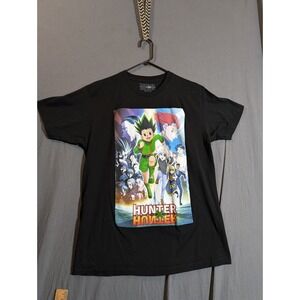 Hunter x Hunter Anime Graphic T feat:Gon, Killua, Kurapika, and Leorio Large/bla